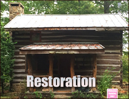 Historic Log Cabin Restoration  Hodgenville, Kentucky